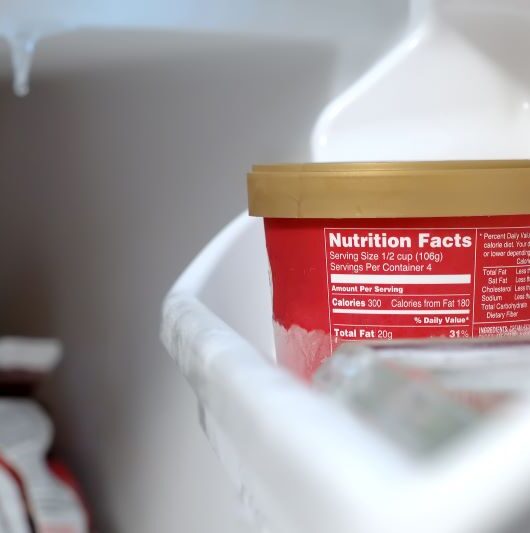 In-Mold Ice Cream container